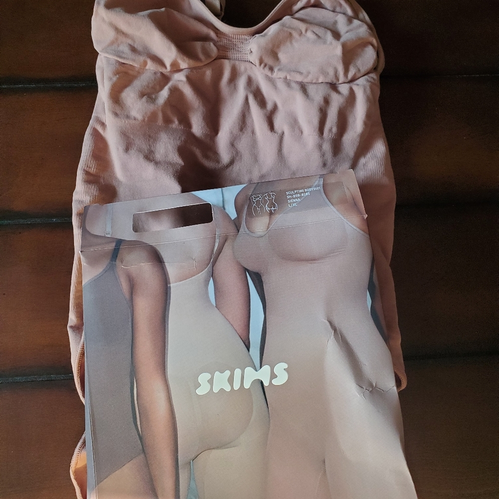 Skims sculpting body suit in